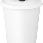 [16 oz. - 50 sets] Disposable Paper Cups with Paper Lids and Compostable Straws, Eco Friendly Non-Plastic Recyclable Cups with Covers for Iced Coffee