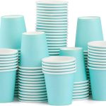 100 Pack 3oz Paper Cups, Paper Coffee Cups, Disposable Hot Cups for Water, Juice, Coffee or Tea, Ideal for Water Coolers, Party, Home and Office, 100 Pcs