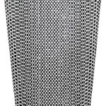 [85 SET] 16 oz Disposable Coffee Cups, Insulated Ripple Double-Walled Paper Cups with Lids, Black and White Geometric, Drinking Cups for Tea Hot Chocolate Drinks To go coffee cups